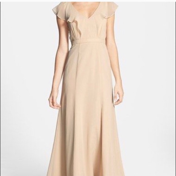 Jenny Yoo Cecilia Champagne Dress - Picture 3 of 6